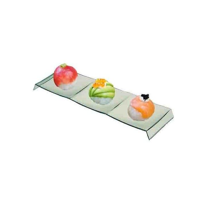 Verrine triple transparente