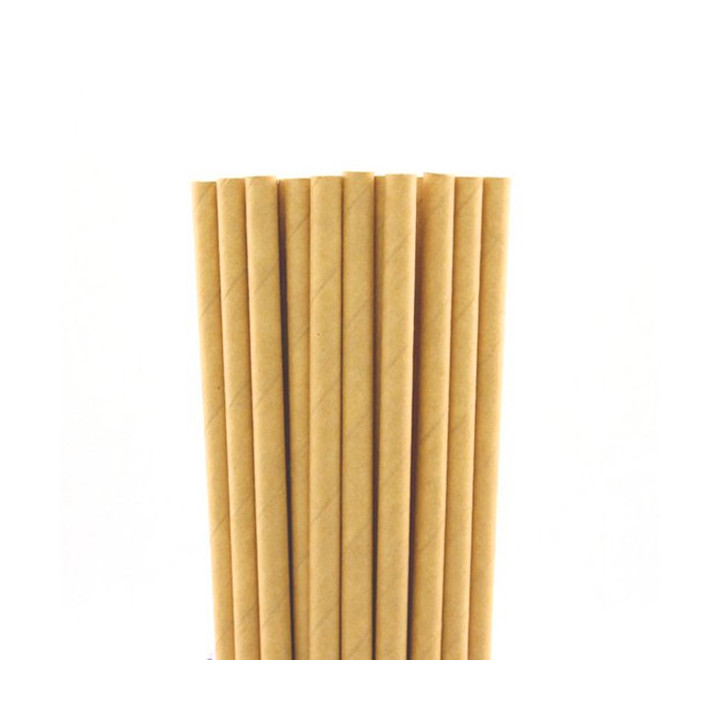 Pailles carton kraft