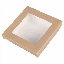 miniature Boîte carton Fenêtre kraft Carrée