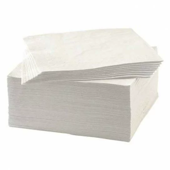Serviette papier blanc 1 pli
