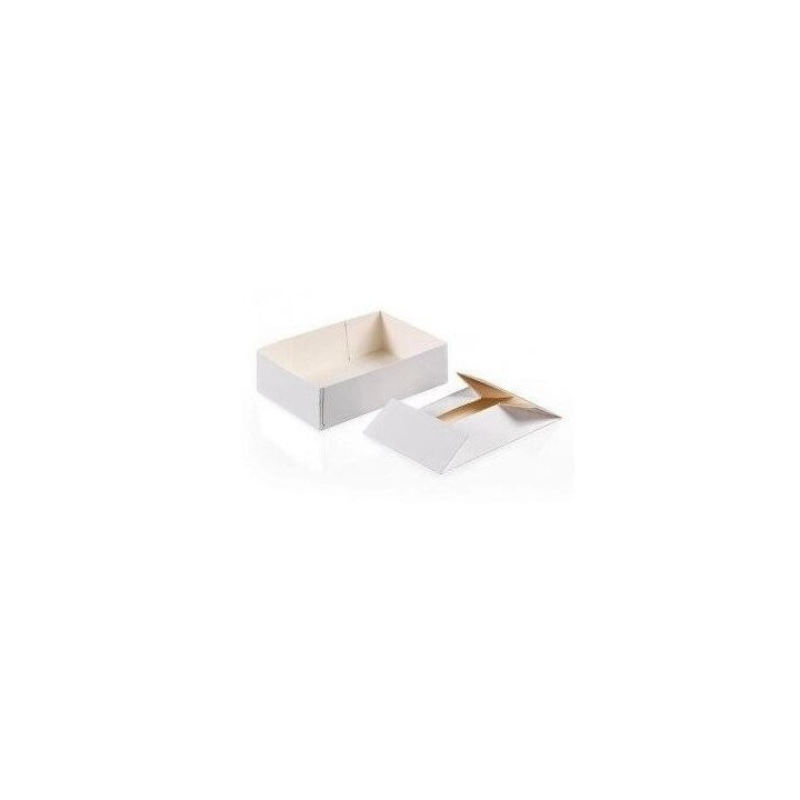 Boîte pâtissière ouverte vide