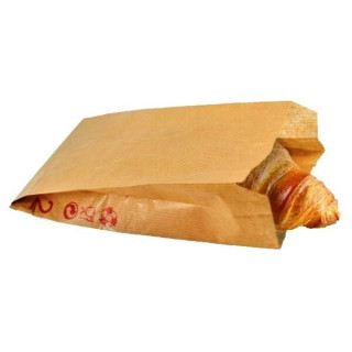 Sac croissant kraft brun