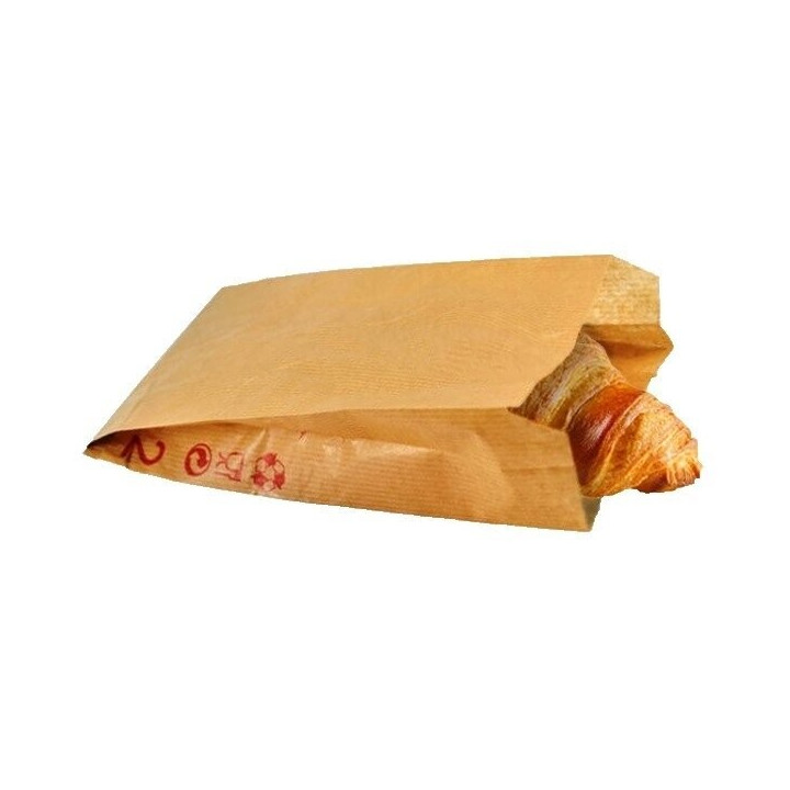 Sac croissant kraft brun