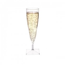 miniature Flûte à champagne transparente