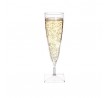 Flûte à champagne transparente
