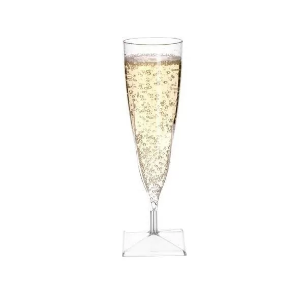 zoom Flûte à champagne transparente