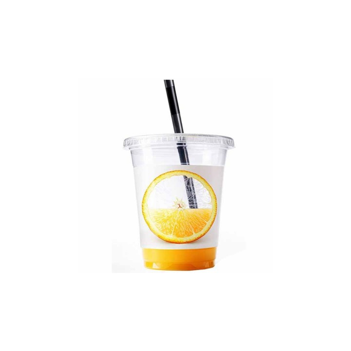 Gobelet plastique personnalisé Smoothie (agrume)