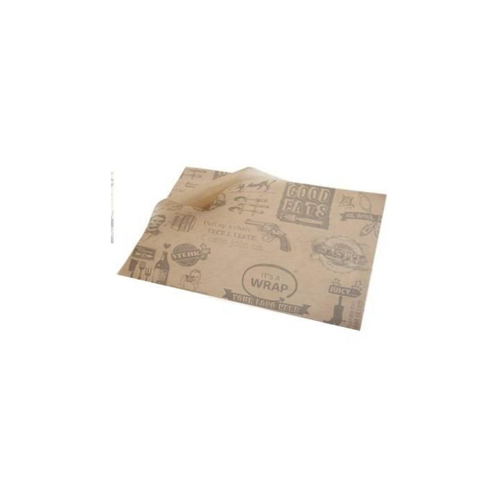 Papier alimentaire anti graisse personnalisé