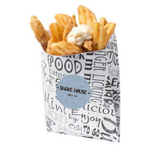 Sachet kraft personnalisé (frites)