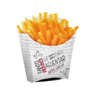 Pochette frite ouverte personnalisée