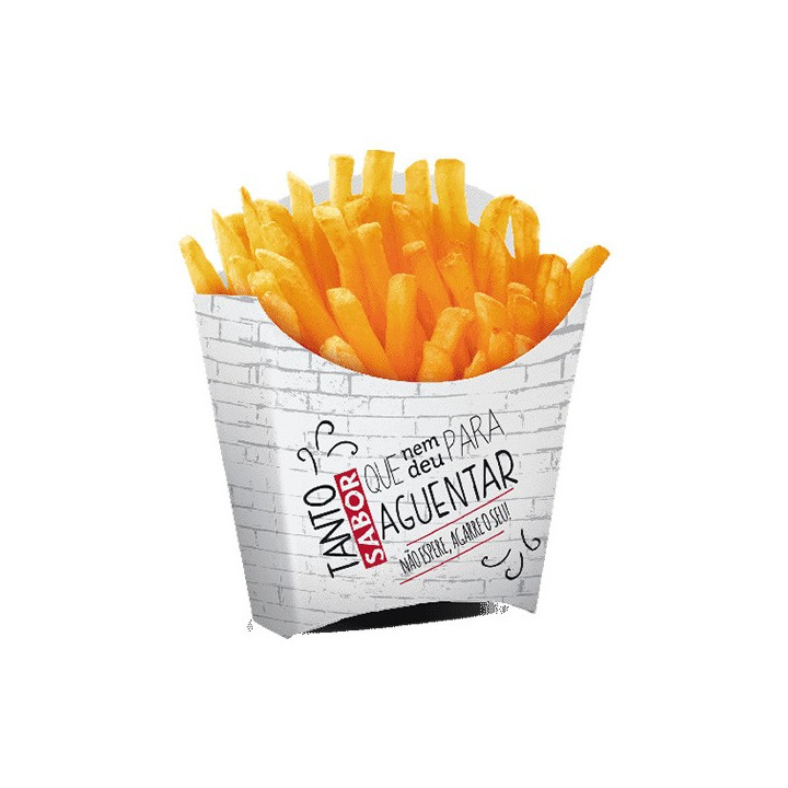 Pochette frite ouverte personnalisée