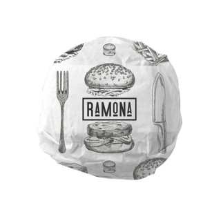 Papier alimentaire anti graisse personnalisé