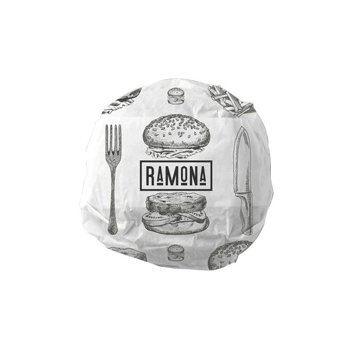 Papier alimentaire anti graisse personnalisé