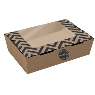 Boite carton fenêtre personnalisée