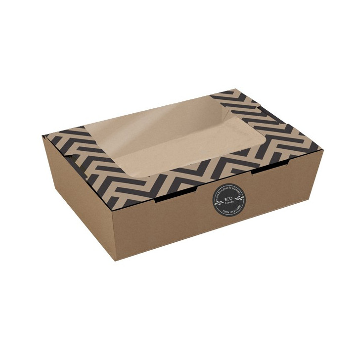 Boite carton fenêtre personnalisée