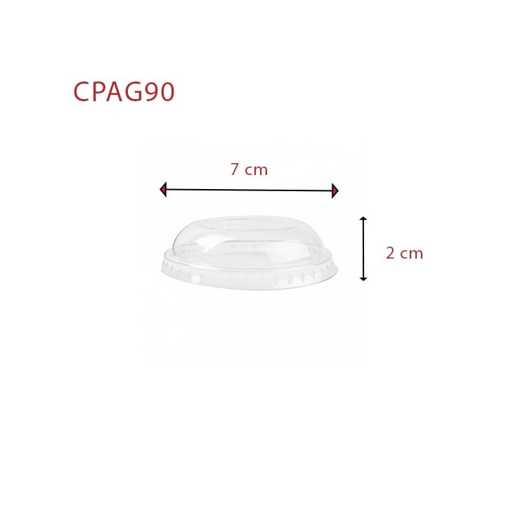 Couvercle dôme pour pot à glace-CPAG90