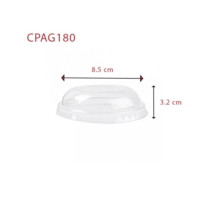 Couvercle dôme pour pot à glace-CPAG180