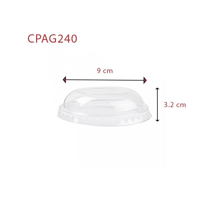 Couvercle dôme pour pot à glace-CPAG240