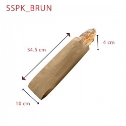 miniature Sac à sandwich en papier kraft brun