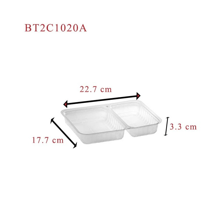Barquette en plastique (taille)