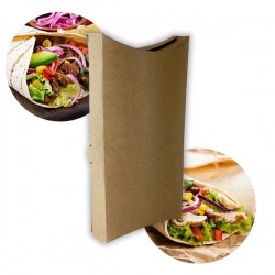 miniature Boite en carton tacos kraft