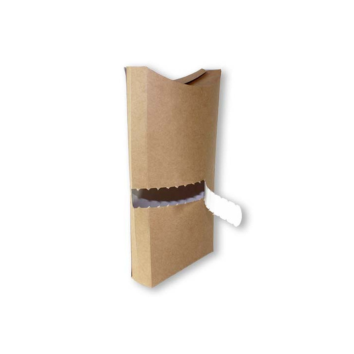 Boite en carton kraft-ouverte