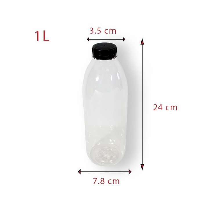 Bouteille plastique (dimensions)
