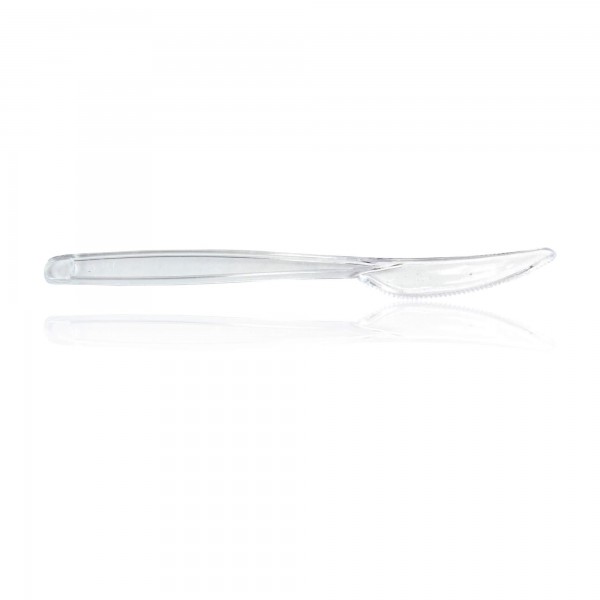 zoom Couteau plastique transparent