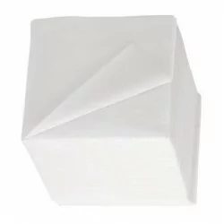 miniature Serviettes 24 x 24 blanches 2 plis