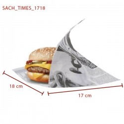 miniature Sachet burger Newspaper