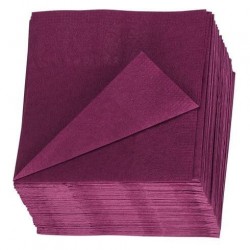 miniature Serviettes colorées 2 plis par sachet