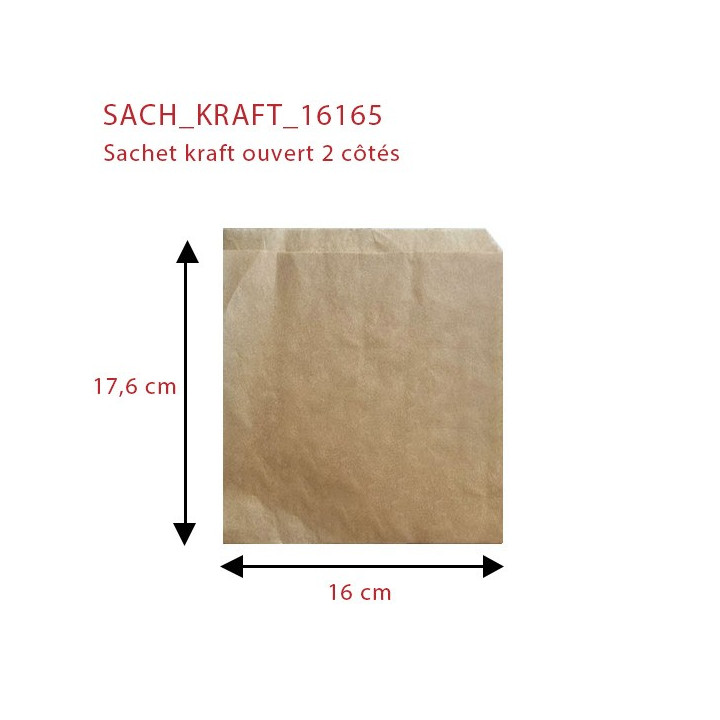 Sachet-kraft-papier dimensions