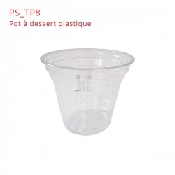 miniature Pot à dessert plastique TP8