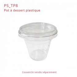 miniature Pot à dessert plastique TP8