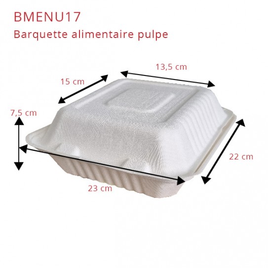 Boite alimentaire pulpe - Le Bon Emballage