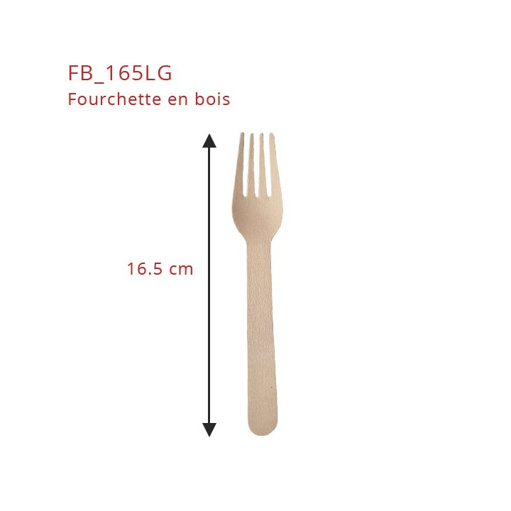 Fourchette-bois dimensions