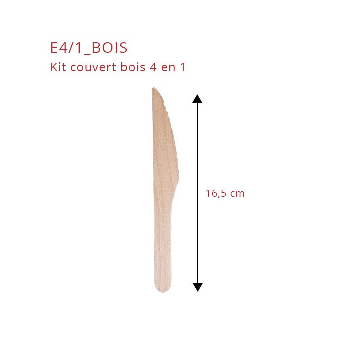 Couteau en bois de bouleau