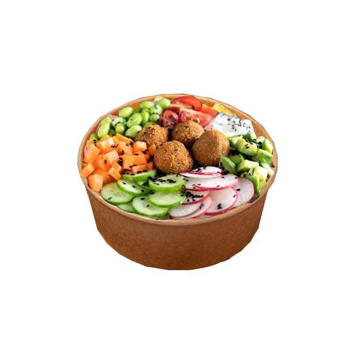 Bol Salade Carton Brun