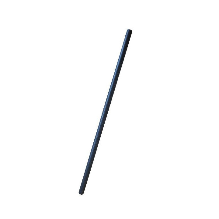 Paille en carton noir bio