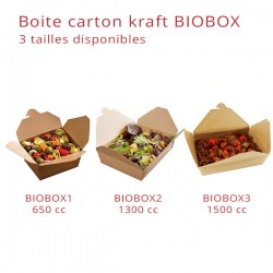 miniature Boite BIOBOX en carton