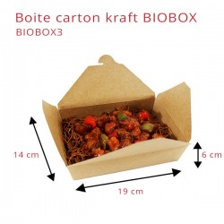 miniature Boite BIOBOX en carton
