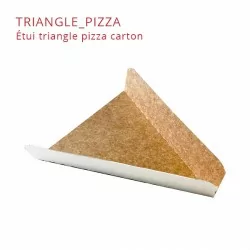 miniature Triangle pizza en carton
