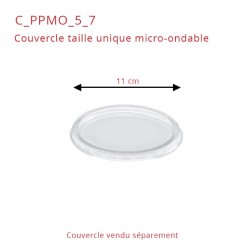 miniature Pot micro-ondable rond