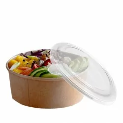 miniature Bol Salade Carton Brun
