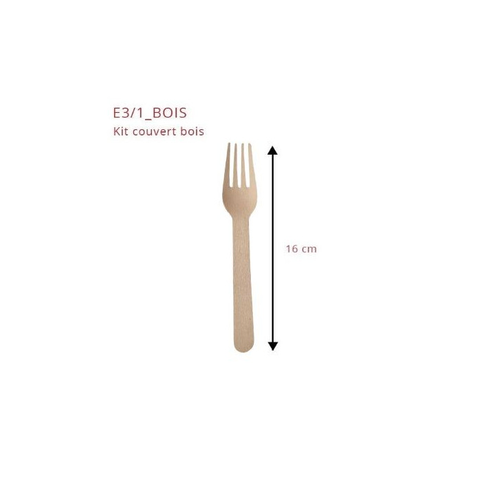 Fourchette en bois de bouleau