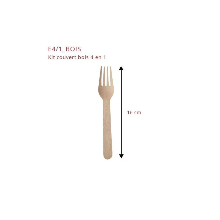 Fourchette en bois de bouleau