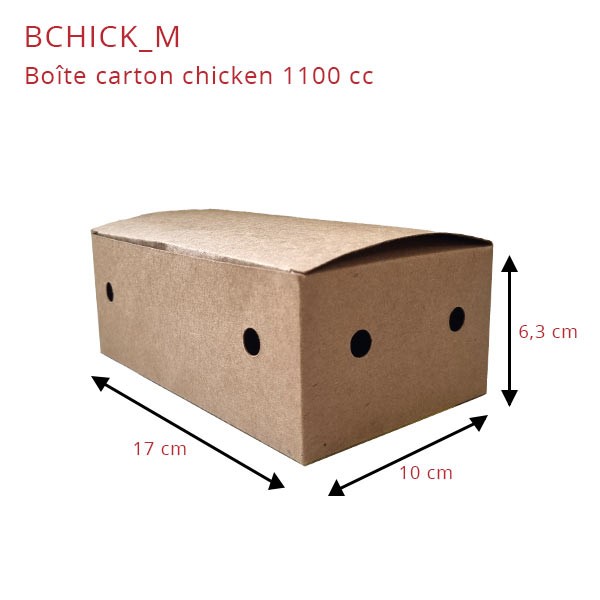 Boite carton alimentaire chicken