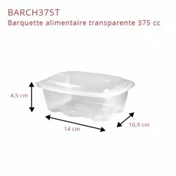miniature Barquette Archipack transparente