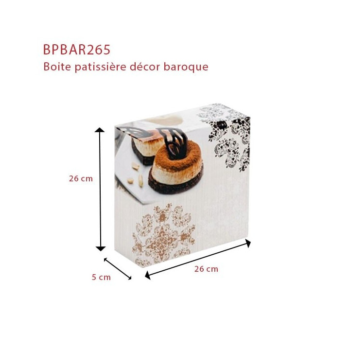 BPBAR265 boite patissière