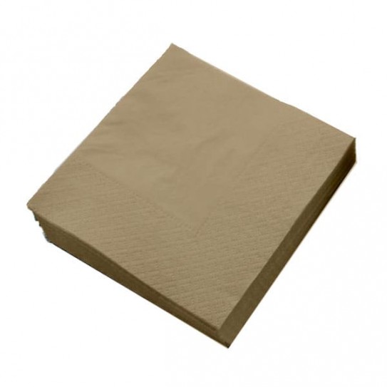 Serviette en papier écologique kraft - Le Bon Emballage